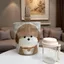 Puppy Họa Tiết Xô Túi Vải Dễ Thương Di Động Túi Ăn Trưa Nhân Viên Văn Phòng Bé Mẹ Ra Túi Di Động