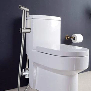 34 Bộ máy giặt nữ áp lực cao bằng thép không gỉ Tiêu chuẩn Mỹ 7 / 8 Vòi phun xả bồn cầu áp lực Súng phun vệ sinh NDYI