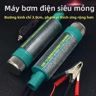 bơm chìm hút dầu,hút nước 12v/24v - 30 lít/phút phiên bản mới công suất 100w đường kính bơm 38mm AIMVUKES