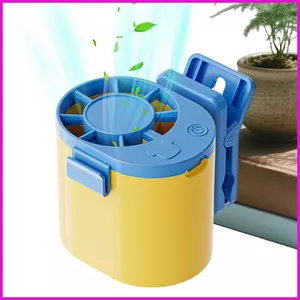 Quạt Kẹp Nhỏ Không Lưỡi Thiết Bị Mùa Hè Quạt Cá Nhân Kẹp Cho Xe Ô Tô Đi Cắm Trại Bãi Biển Âm Nhạc lyuvn