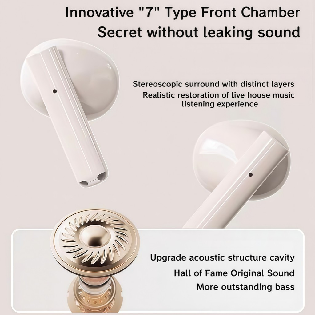 Tai nghe Senbenbao X12 Pro Tai nghe Bluetooth Thiết kế máy ảnh độc đáo có kết thúc bằng da ENC Gọi khử tiếng ồn Âm thanh nổi IPX5 Chống thấm nước cho thể thao