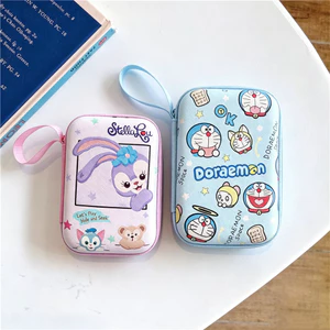 Túi đựng đồ du lịch di động Doremon dễ thương Túi đựng tai nghe, Cáp dữ liệu, Bộ sạc, Túi Powerbank Phụ kiện điện thoại