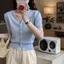 Cardigan bằng lụa mỏng dành cho nữ, phong cách nhẹ nhàng, phù hợp mùa hè