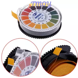 TMOY 1 Cuộn / 5m phòng thí nghiệm chỉ báo ph dải kiểm tra 0-14 giấy litmus axit kiềm TMOY