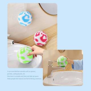 [SpringSAutumnW1] Bóng làm sạch máy tính để bàn mềm Không rụng Công cụ làm sạch chậu rửa Vòi chậu rửa Bàn chải Bồn tắm Bồn rửa Bóng làm sạch cho cửa hàng gia đình