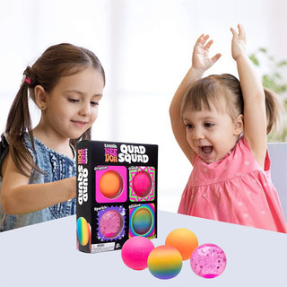 Needoh FUZZ BALL The Velvet Squeeze Nee Doh Squish Ball RANDOM COLOR