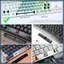 Char Full Size 101Key Double Shot Injection Bộ Keycap in bên trong mờ
