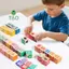 Đồ chơi học tập sớm bằng gỗ Montessori dành cho trẻ em Chữ cái Hình dạng màu sắc Nhận thức động vật Câu đố giáo dục mầm non [mới]