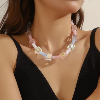 1 chiếc Vòng cổ hạt Acrylic phong cách Bohemian đa năng