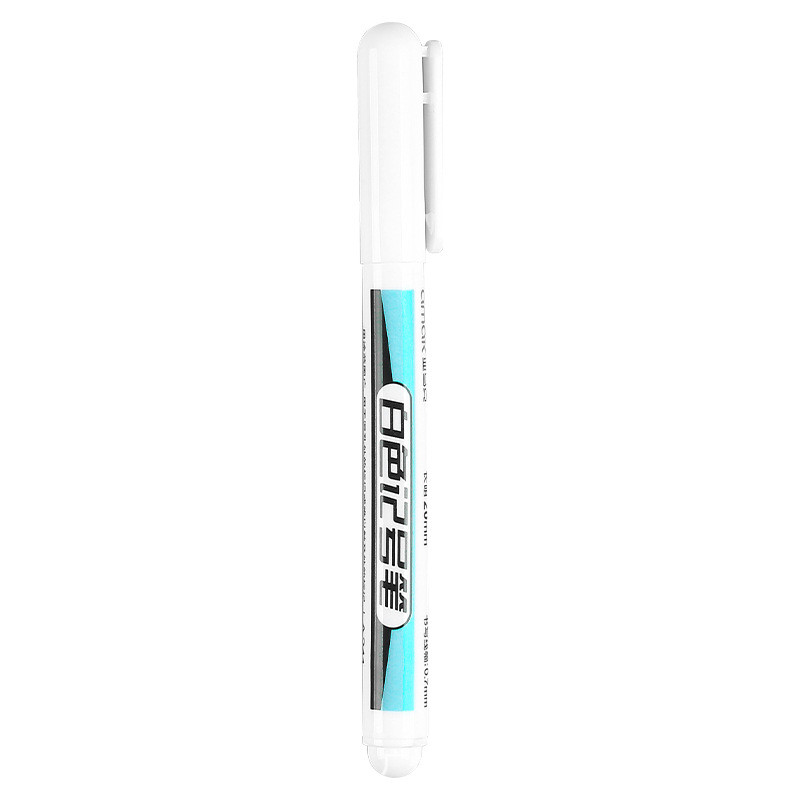 20mm Đầu Dài Trắng Bút Đánh Dấu Đầu Nhỏ Highlighter Nghệ Thuật Gốm Graffiti Chạm Vào Bút Sơn Nhanh Khô Dầu Bút