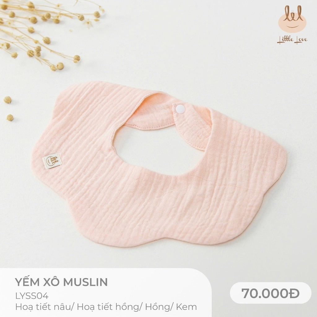 Yếm xô muslin dành cho bé Lil Little Love (LYSS04)