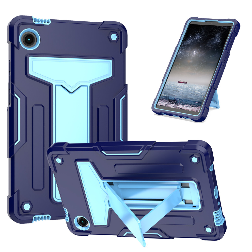 Ốp Lưng Tương Thích Cho Smausng Galaxy Tab A11 8.7 Inch X133 X135 Tab A9 8.7 Inch X110 X115 2023 Vỏ PC + Silicon Chống Sốc Chống Rơi Máy Tính Bảng Bao Trẻ Em Bảo Vệ An Toàn Cho Trẻ Em
