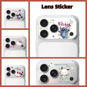 Nhận Rich Stitch Cat Cat Hollow Out Long Lanh Miếng Dán Cho iPhone 17 Pro Max 17 Pro Phim Mềm Ống Kính Đế Miếng