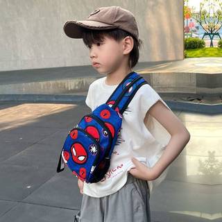 Trường Tiểu Học Trẻ Em Du Lịch Đi Chơi Ba Lô Nhỏ Bé Trai Đẹp Trai Dễ Thương Người Nhện Ba Lô Túi Đeo Ngực Túi