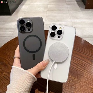 Dành Cho Xiaomi 17 15 15S 14 13 13T Civi 5 Poco F7 F6 F5 X7 X6 Pro Max Ultra Vỏ Điện Thoại Từ Siêu Mỏng Đơn Giản Kinh Doanh Mờ Trong Suốt Vỏ Cứng