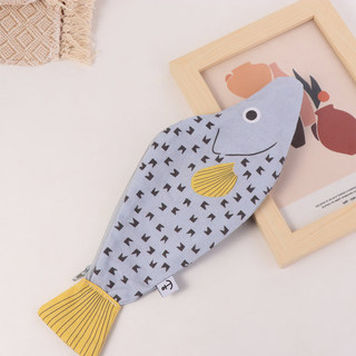 Túi đựng bút chì cá SENRTY, Hộp đựng bút chì ngộ nghĩnh sáng tạo, Mới lạ Dung tích lớn mô phỏng Grouper Hình dạng văn phòng phẩm Túi lưu trữ sinh viên