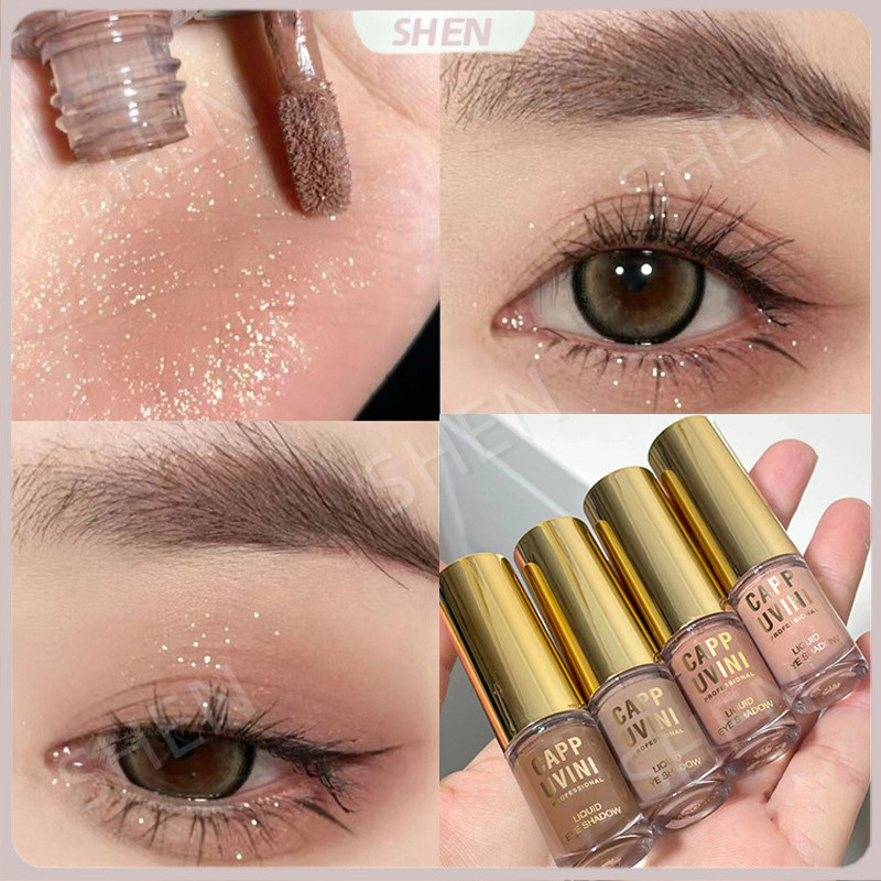 Cappuvini Tính Khí Mist Liquid Matte Eyeshadow Cao Cấp Không Dễ Phai Màu Đế Đơn Sắc Phấn Mắt Bò Chất Lỏng