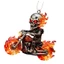 PCF * Hiện đại Tối giản Trang trí ngày lễ Dễ dàng Lắp đặt Blazing Skull Biker Mặt dây chuyền Phụ kiện cây thông Noel