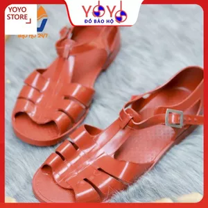 DÉP RỌ CÓ KHUY CHỐNG RỈ size từ 37-44, DÉP RỌ đi nắng đi mưa, bảo hộ chân đi lao động, đi rừng chống trơn trượt
