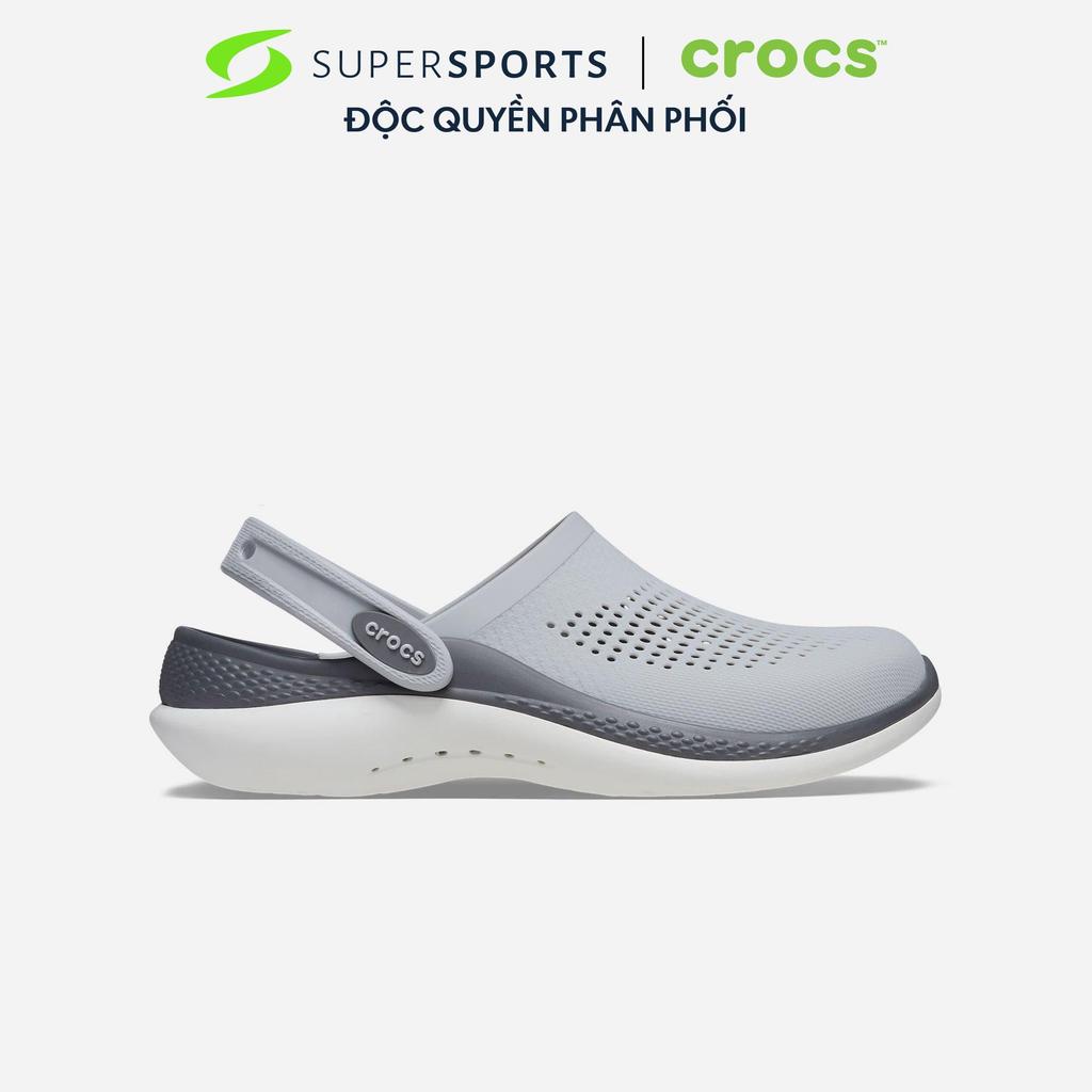 Giày Clog Unisex Crocs Literide 360 - Xám - 206708-0DT | Shopee Việt Nam