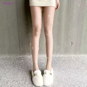 Quần Sheer Kiểm Soát Thời Trang Nữ với Kim Cương Giả và Vớ Nylon
