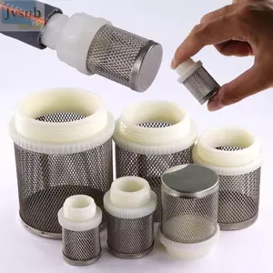 JVSUB 1 Bộ Lọc Ống Inox 304 1/2" 3/4" 1" Lắp Máy Bơm Nước Sạch Cho Bể Cá Thủy Lợi Micro