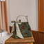 Túi xách nữ sợi mây thơm 66789 / Túi xách nhung Jacquard / 21 * 10 * 17cm / Ly hợp tiệc sườn xám cổ / Khăn lụa nhung Túi vuông nhỏ