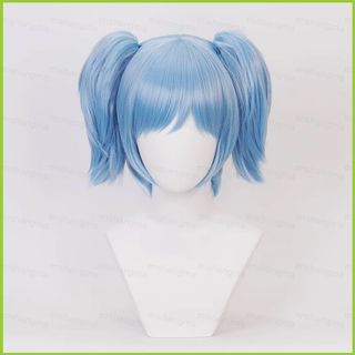 Đầu Shiota Nagisa PS2 Sally màu xanh, tóc giả cosplay anime chịu nhiệt, phù hợp Halloween và party