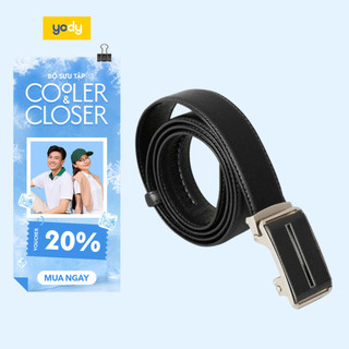 Thắt Lưng Nam YODY Khoá Lăn Mặt Kim Loại Phối Da 04 MCBE25A022