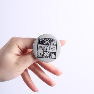 Dây Xoắn Ốc Hình Nút Gorillaz từ Thép Mạ, Lapel Pin Thời Trang, Phụ Kiện Cho Ba Lô và Quần Áo