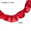 NKSFX Satin Ruy Băng Viền, Sợi Sáng Bóng Xếp Ly Ren Viền, DIY Viền Xù Rộng 7cm Viền Trang Trí Đầm