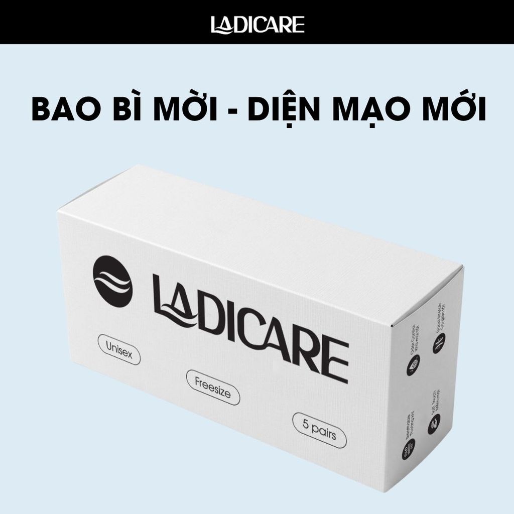 [Combo 10 Đôi] Tất vớ cổ thấp nam LADICARE trơn, chất liệu cotton cao cấp hút ẩm thoáng khí khử mùi