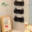 Springevenstar Mèo Dễ Thương Treo Tường với Kính Bảo Quản và Giá Đỡ, Trang Trí Không Cần Đục Lỗ