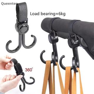 Queenten Đôi Móc Xe Đẩy Bé Móc Treo Xoay 360 Độ Điều Chỉnh Xe Móc Và Vòng Chốt Xe Đẩy Phụ Kiện QT