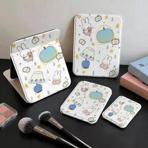 Thỏ hằng ngày GIÁ SỐC Gương Trang Điểm Gấp Thỏ Xằng Mini Dễ Mang Theo Đi Du Lịch