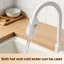LAKAM 10 / 50 Cái Bộ Lọc Vòi Cotton, Bộ Lọc Vòi Chống Bắn Dày, Đa Năng Với T-strap Túi Lọc Nước Máy