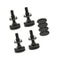 Exhila 4 Đồ Nội Thất Chân Levelers Hỗ Trợ Bộ Chân Có Điều Chỉnh Chiều Dài Cho Các Quận Không Đều Và Sàn Nhà