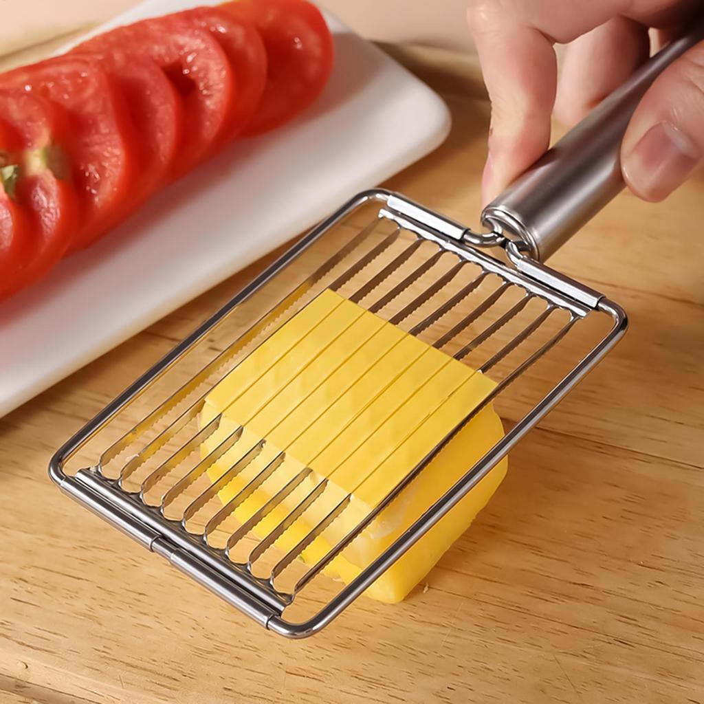 Máy thái hành tây Dụng cụ cắt lát rau củ cà chua bằng thép không gỉ Máy thái trái cây để nấu ăn tại nhà Cửa hàng chuẩn bị bữa ănidaevn