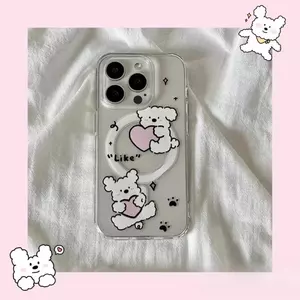 Cún yêu thích thích hợp cho vỏ điện thoại 16Promax iPhone15 từ 14 phim hoạt hình 13