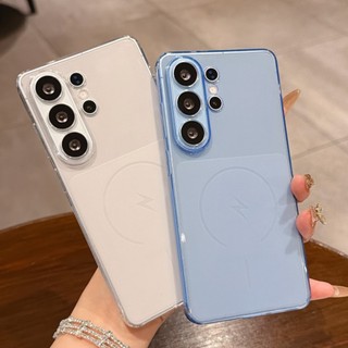 Ốp Silicon Siêu Mỏng Trong Suốt Matte Cho Samsung Galaxy S26 S25 S24 FE Plus Siêu Mềm Mỏng Chống Sốc Cao Su Gel Cover