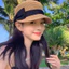 Chống nắng mũ rộng vành mùa hè, phù hợp tiệc ngoài trời và du lịch, thiết kế nữ tính với nơ trang trí