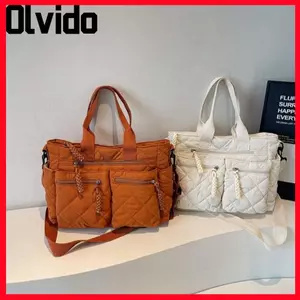 Túi đeo vai OLVIDO, Túi đeo chéo dung tích lớn kim cương đa năng, Túi xách nữ đa chức năng nhiều lớp dành cho nữ