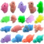 < Pluscloth > 5 Cái Đồ Chơi Squishes Động Vật Mềm TPR Búp Bê Khủng Long Mini Linh Hoạt Pinch Đồ Chơi Giảm Căng Thẳng Khủng Long Đáng Yêu Bóp Đồ Chơi Trẻ Em Cảm Giác Đồ Chơi Dự Tiệc