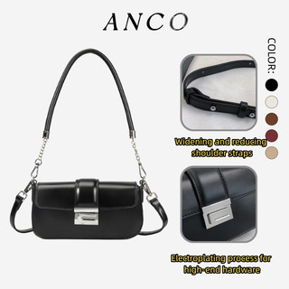 ANCO 2026 Phiên Bản Hàn Quốc Cao Cấp Cảm Giác Nách Túi Nữ Đeo Vai Túi Dây Xích Túi Vuông Nhỏ Đơn Giản Retro Túi Xách