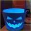 Trick or Treat Bucket Goody Light up Xô cho trẻ em Halloween Có thể gập lại Túi Tote lưu trữ nỉ cho đồ chơi Goodies gelhvn