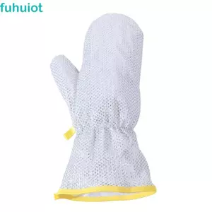 Găng tay dây thép FUHUIOT 6 chiếc, Găng tay rửa chén thiết kế mở rộng dày, Găng tay làm sạch chống trầy xước chống mài mòn bền bỉ Làm sạch nồi