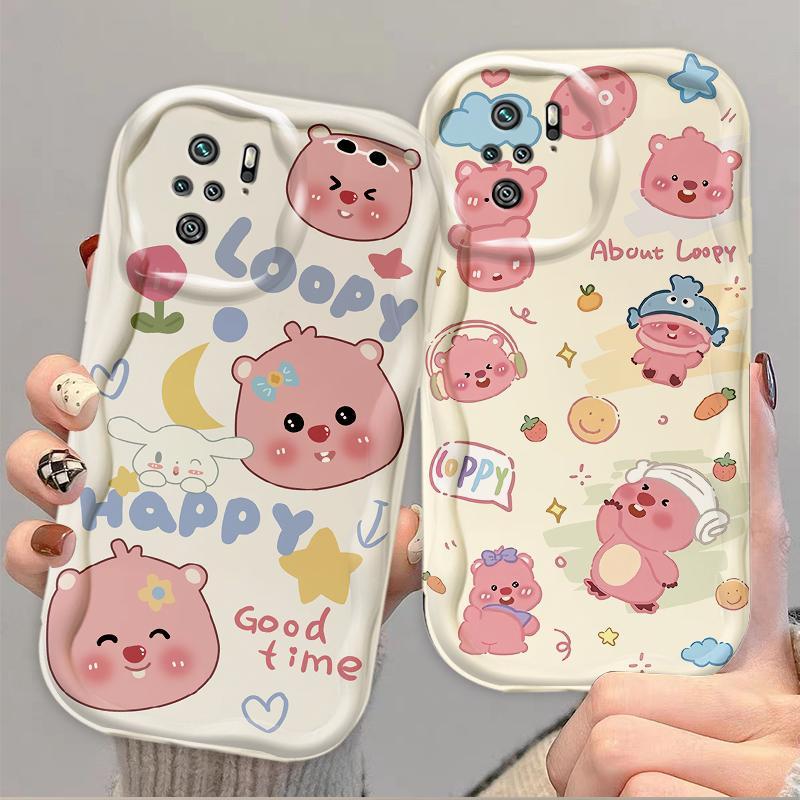 Thích Hợp Cho Redmi Note 10 10S Pro 4G POCO M5S Điện Thoại Thông Minh 3D TPU Mềm Hoạt Hình Dễ Thương Loopy Vỏ Điện Thoại Chống Sốc