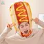 Mũ Hot Dog đáng yêu và vui nhộn, идеально для вечеринок Хэллоуина.