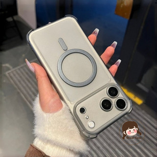 Ốp Điện Thoại Mờ Từ Tính Dễ Thương Cho Honor 500 Pro 400 Lite 300 Pro Ultra 200 Smart 100 90 Pro 5G 4G Bao Gồm Tất Cả Matte Clear Cover Bốn Góc Vỏ Mềm Chống Rơi
