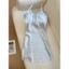 Shop Xanh Bạc Bướm Pure Desire Với Ngực Miếng Lót Sling Váy Ngủ In Hình Bướm Ngọt Băng Lụa Bộ Đồ Ngủ Nữ Homewear
